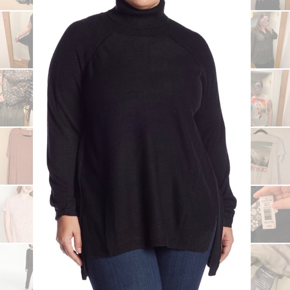 Navy Turtleneck Sweater - Picture 1 of 3